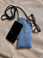 Étui téléphone Velours Gris