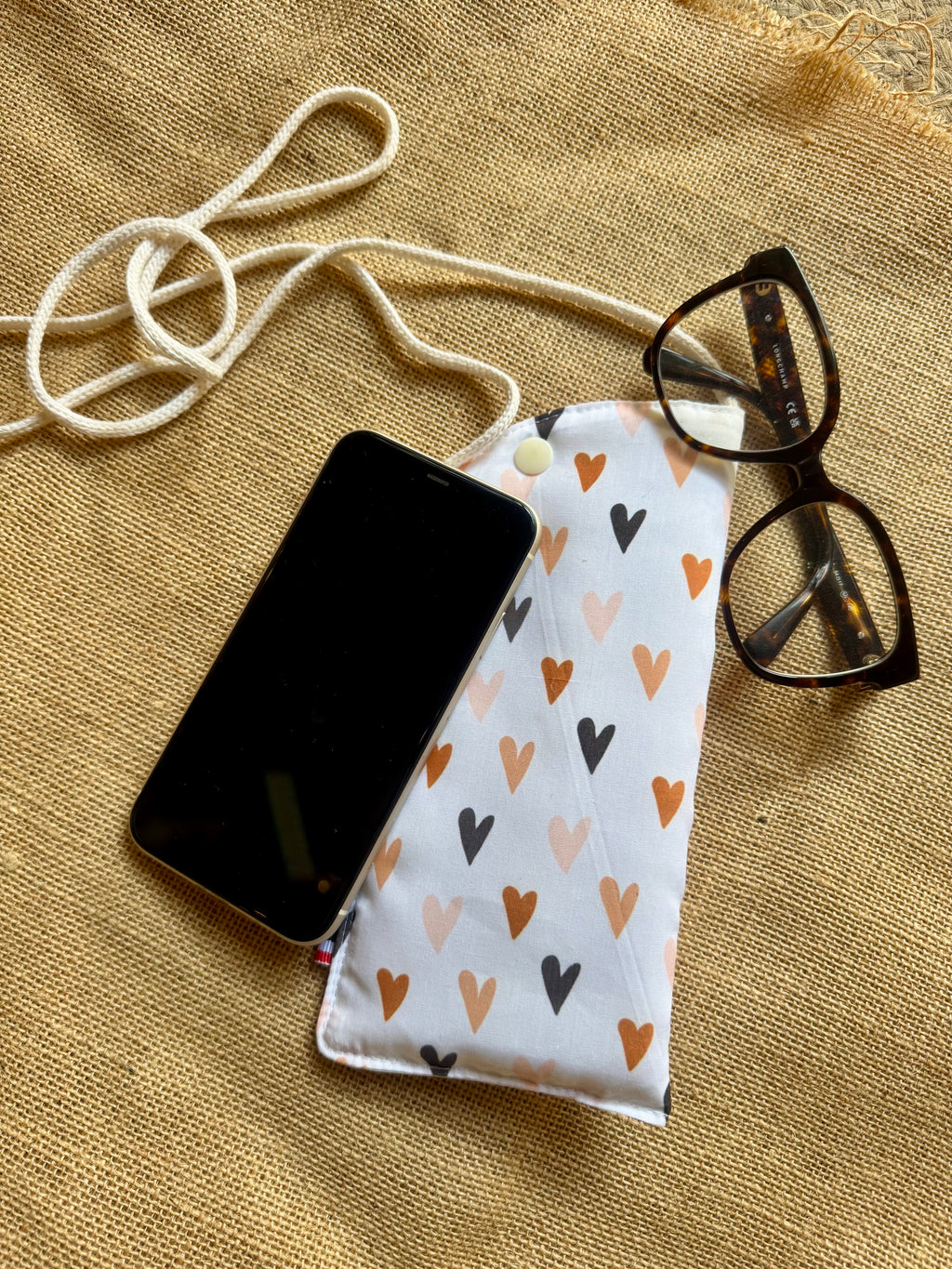 Étui téléphone Cœurs Muticolores