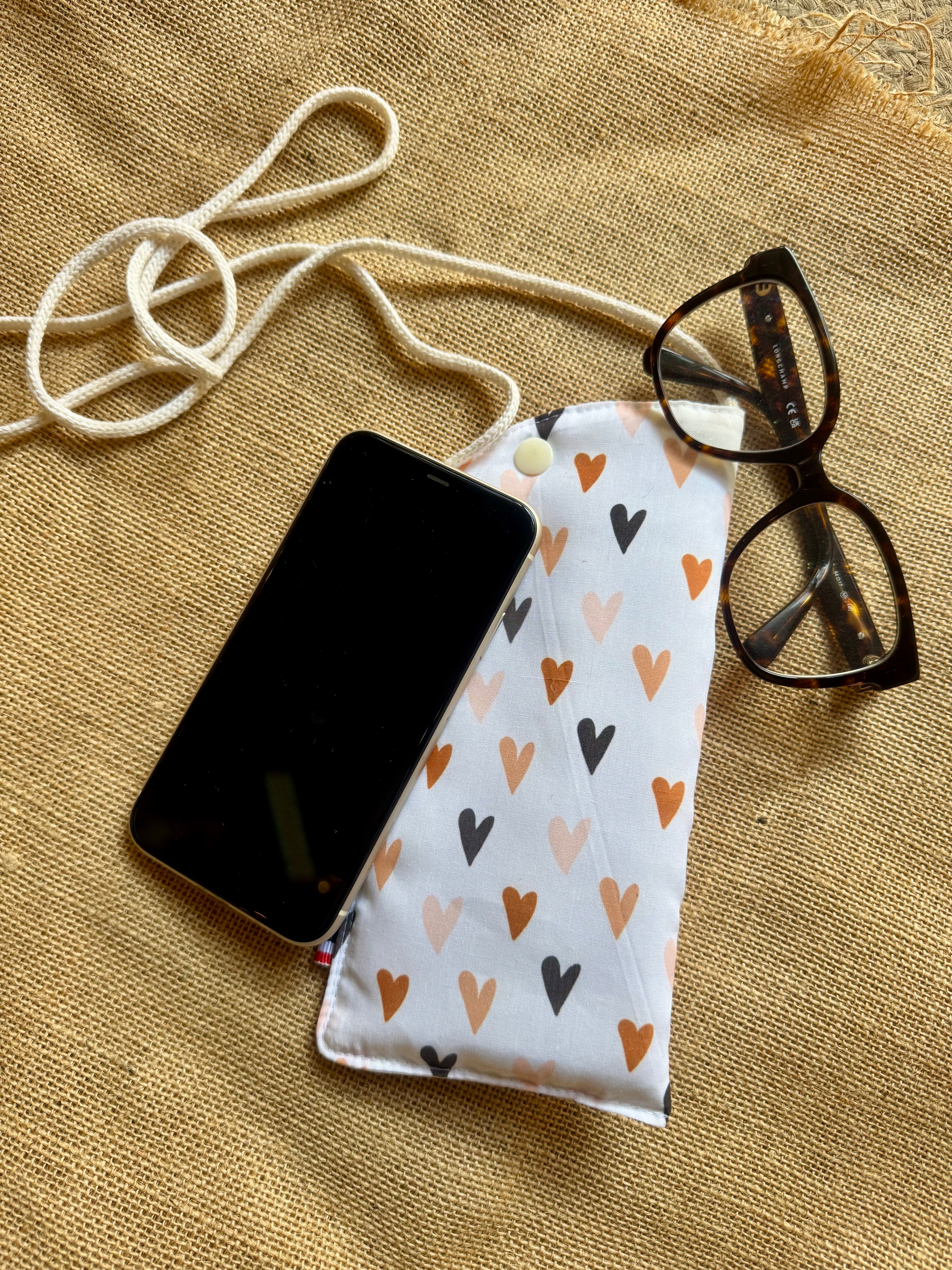 Étui téléphone Cœurs Muticolores