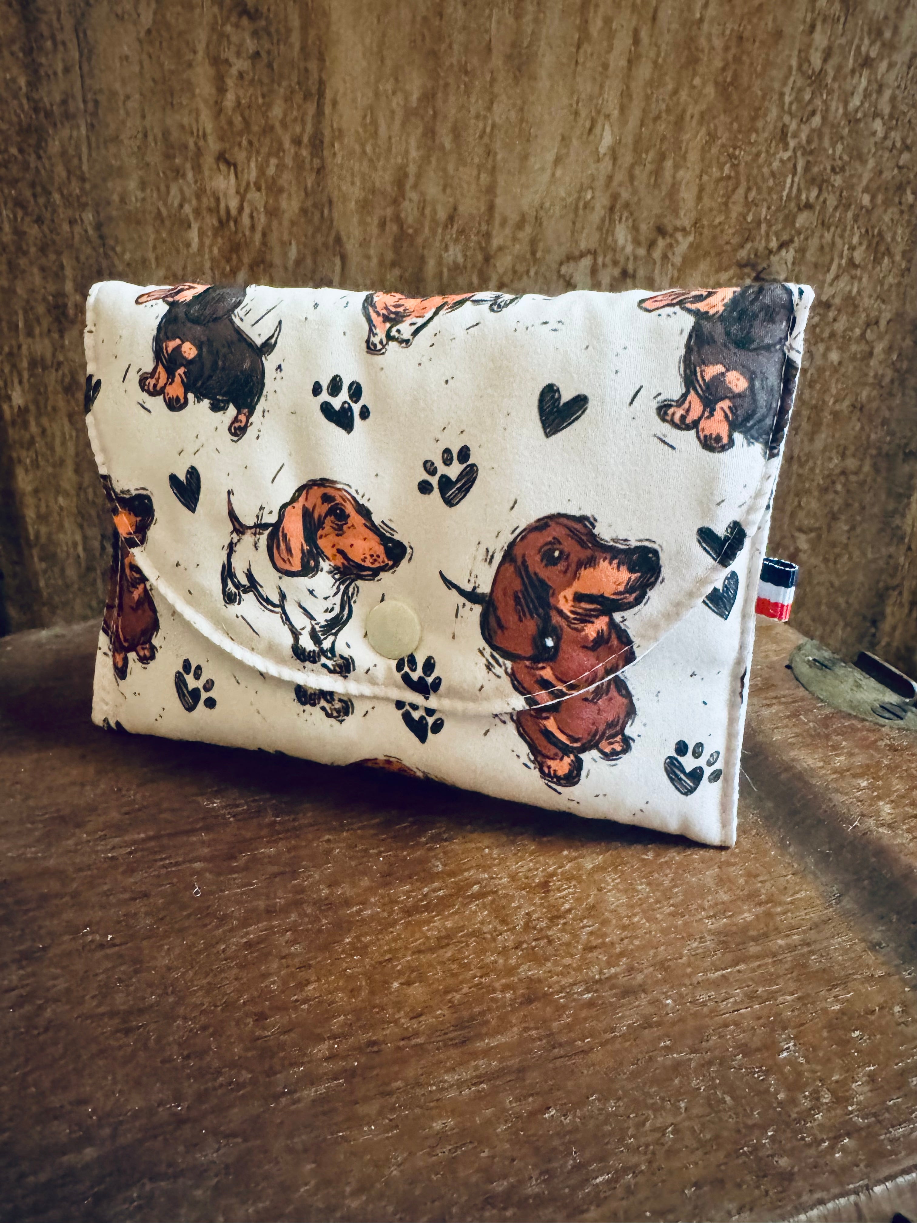 Mini Pochette Chien Teckel