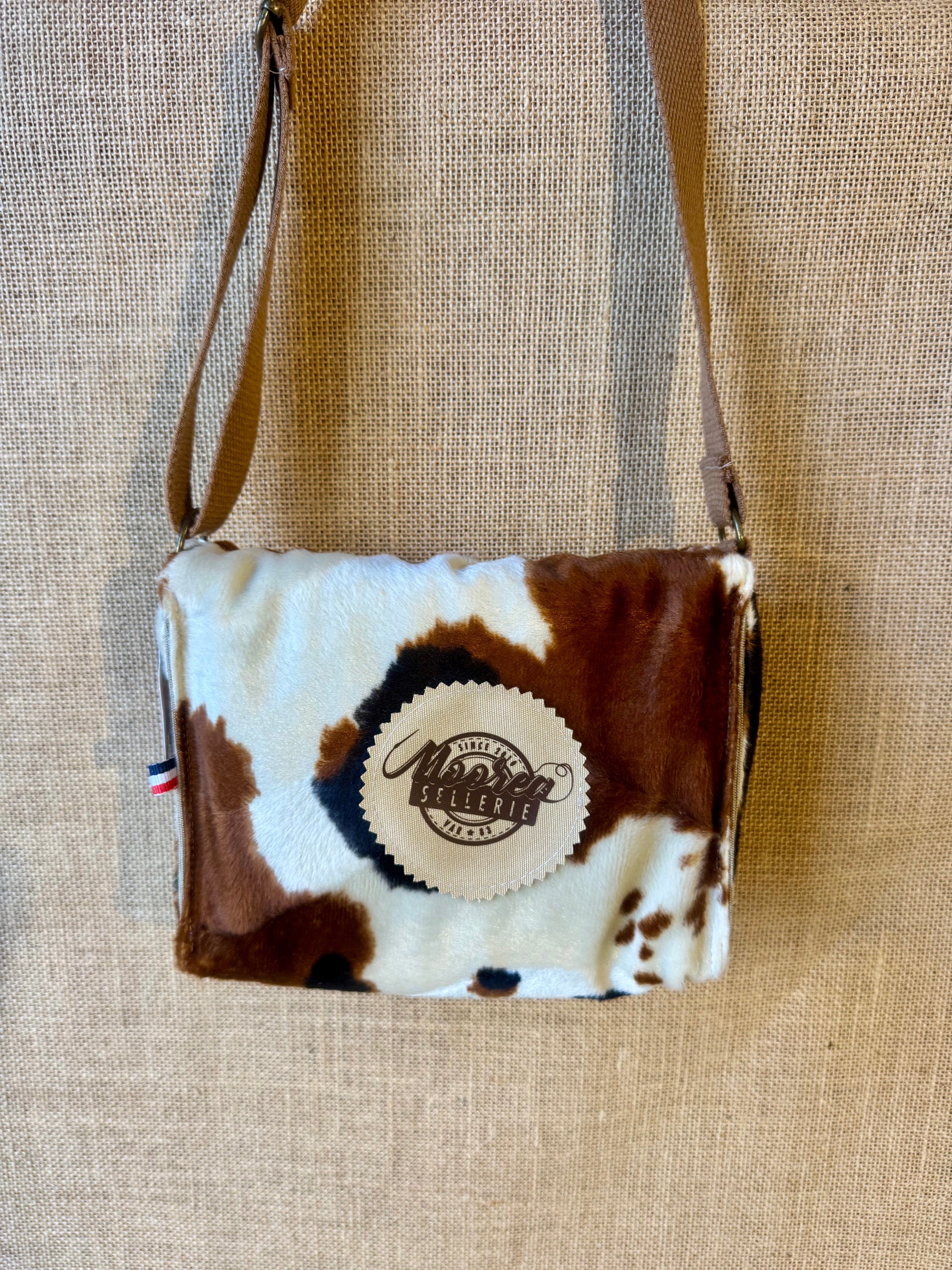 Sac bandoulière en Tissu Vache