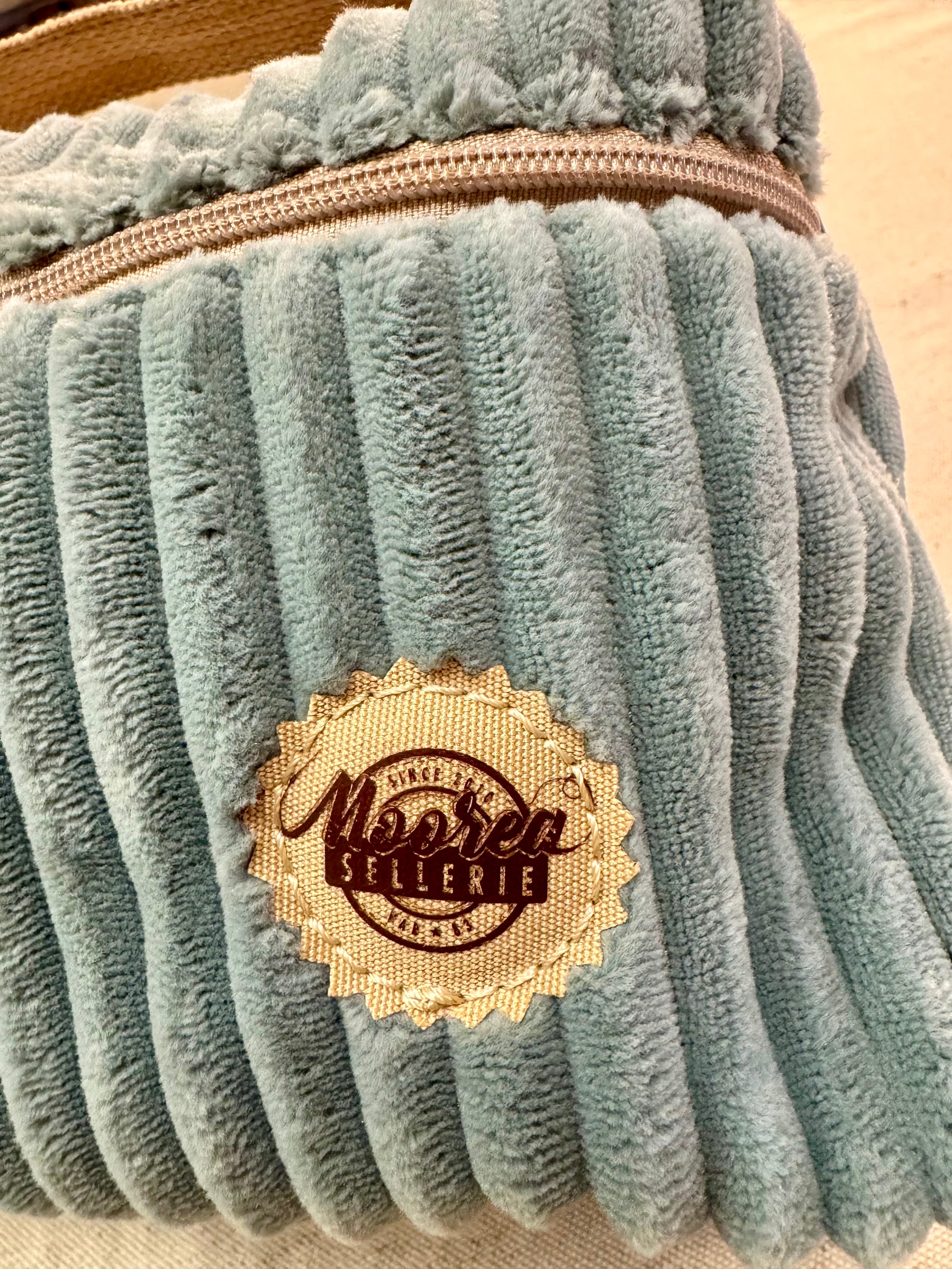 Vanity Velours Bleu Gris