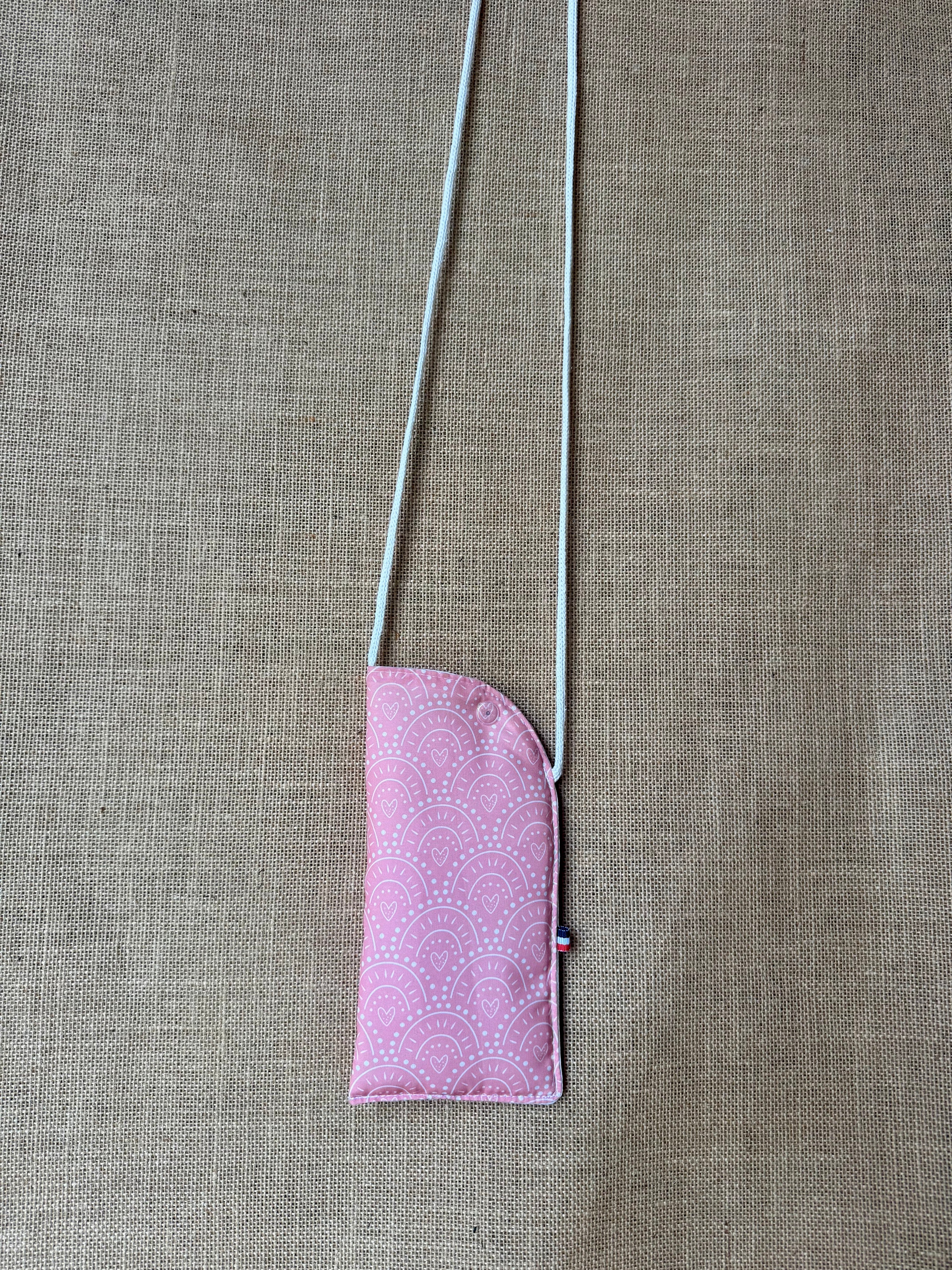 Étui téléphone Cœur Rose