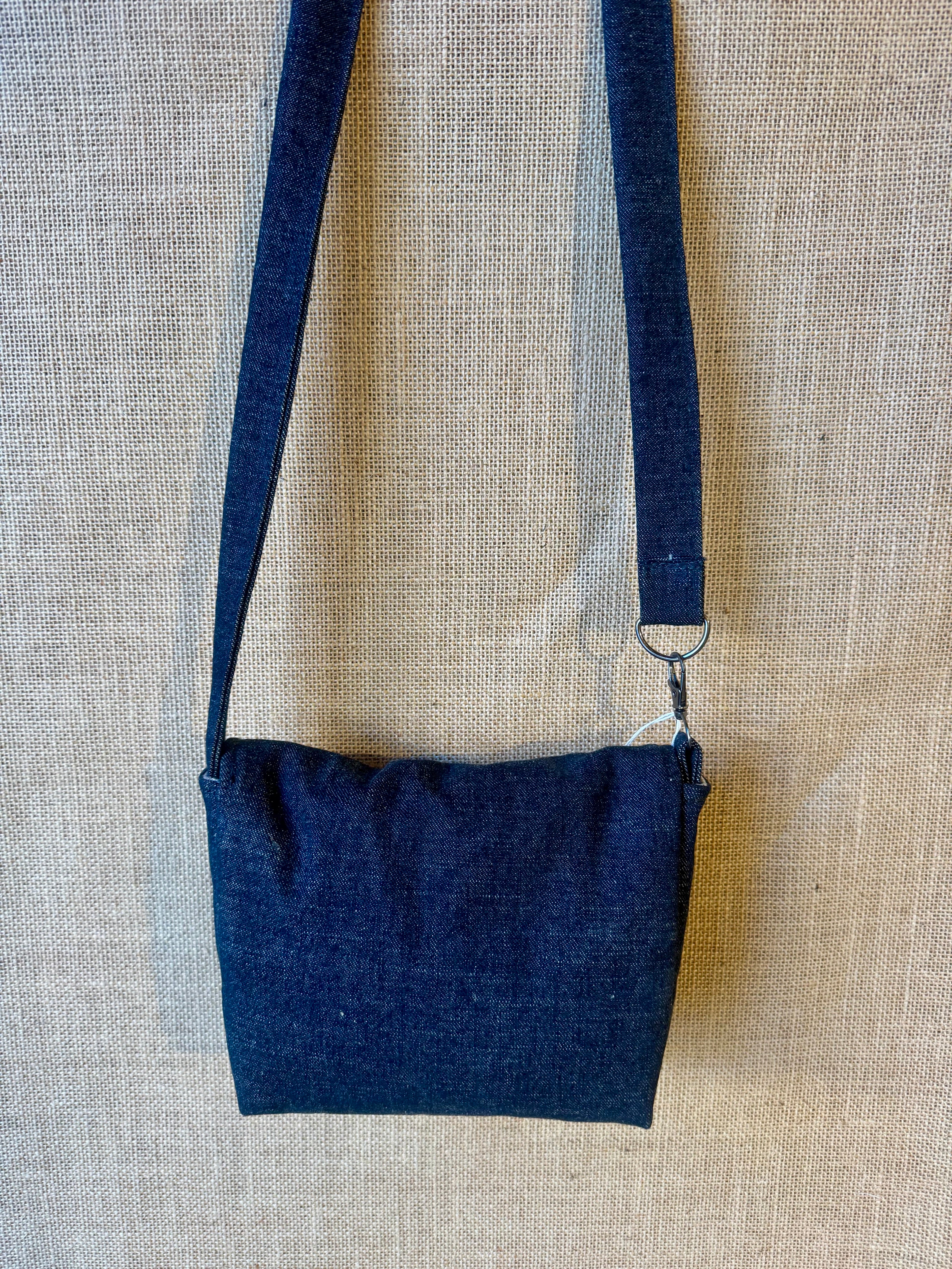 Sac bandoulière en Tissu Jean