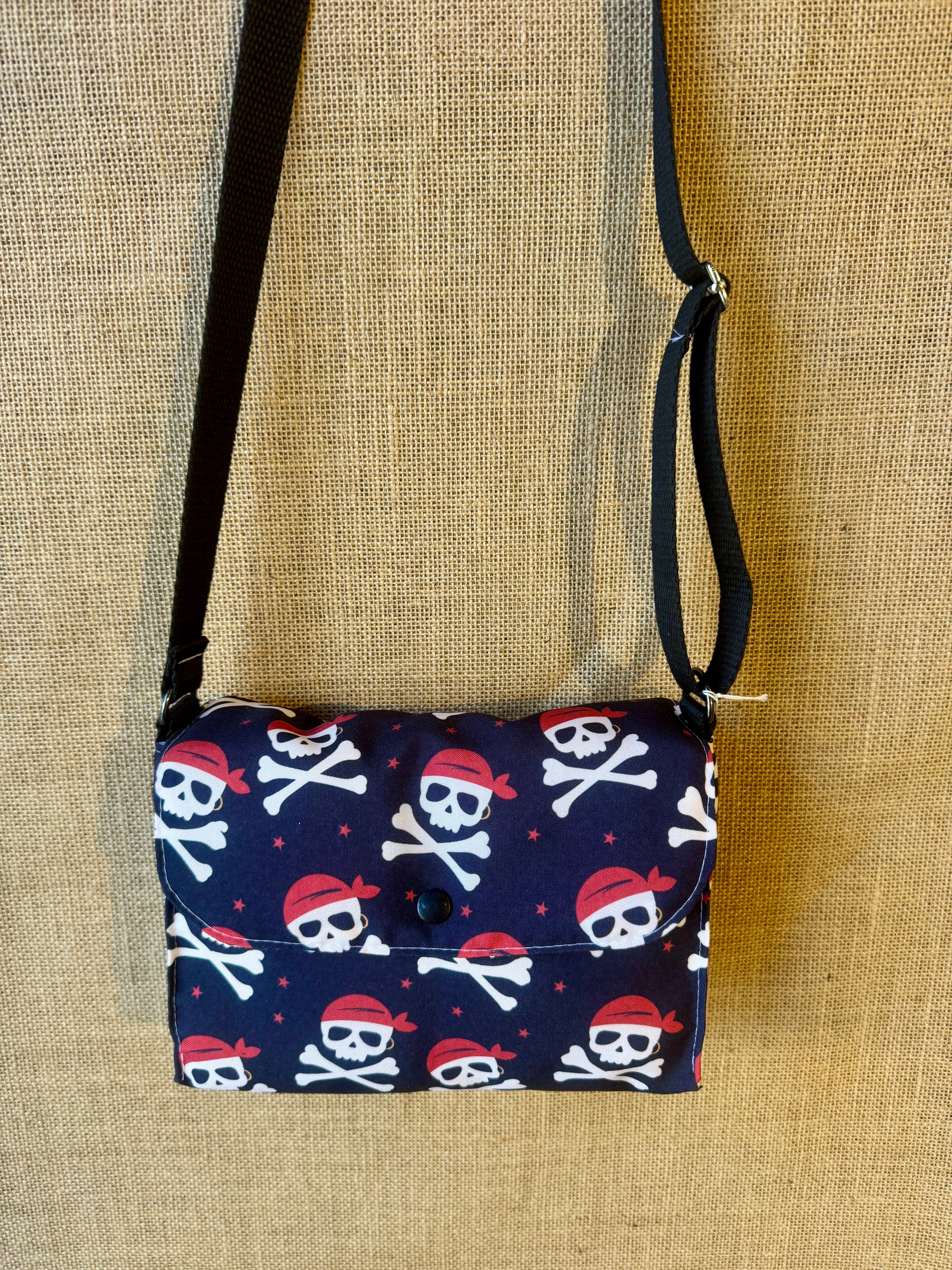 Sac bandoulière en tissu Pirates