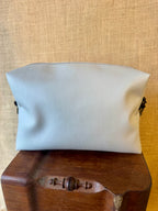 Trousse de toilette - simili gris / grip de moto