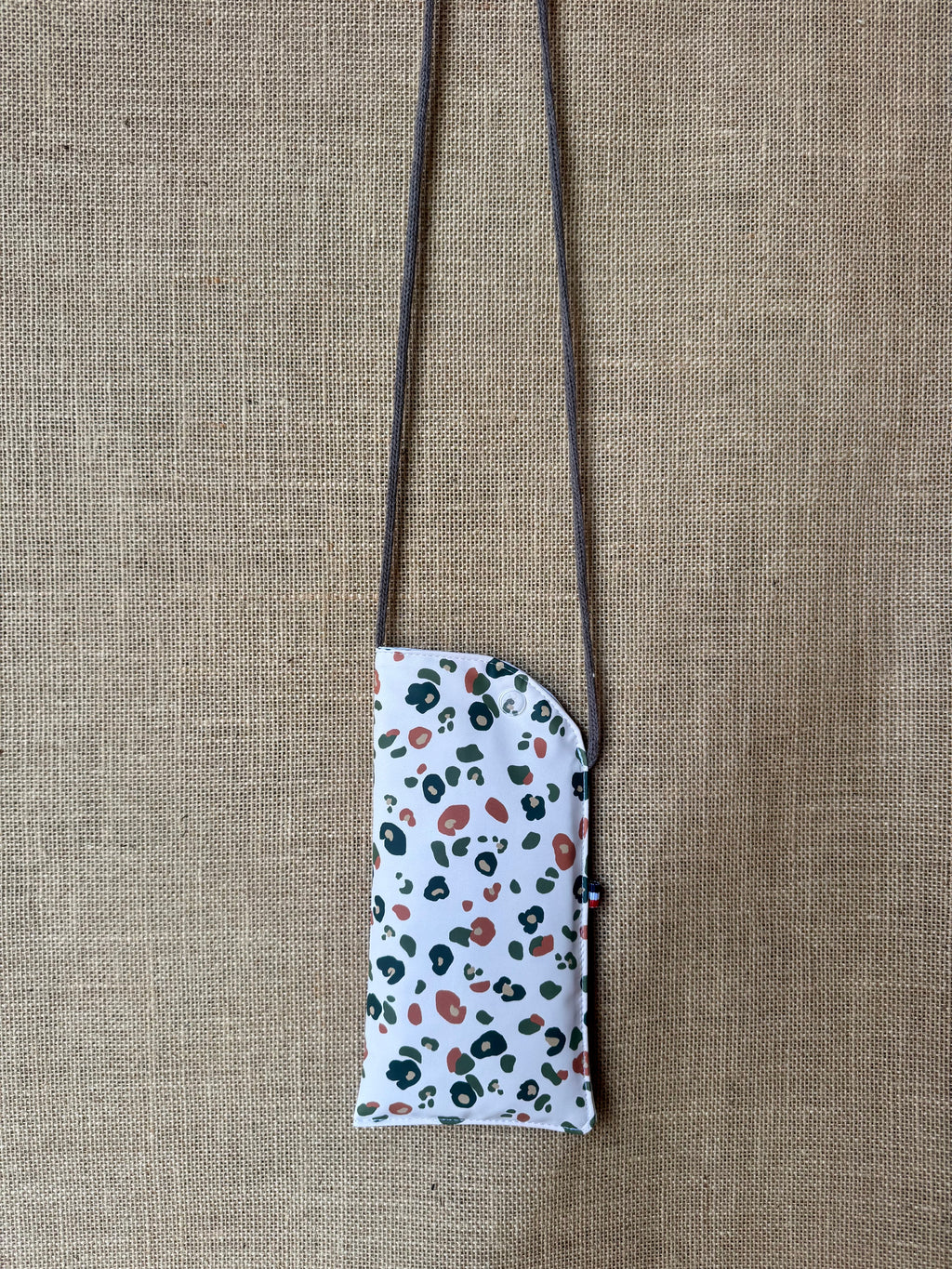 Étui téléphone Léopard Ciré Rose