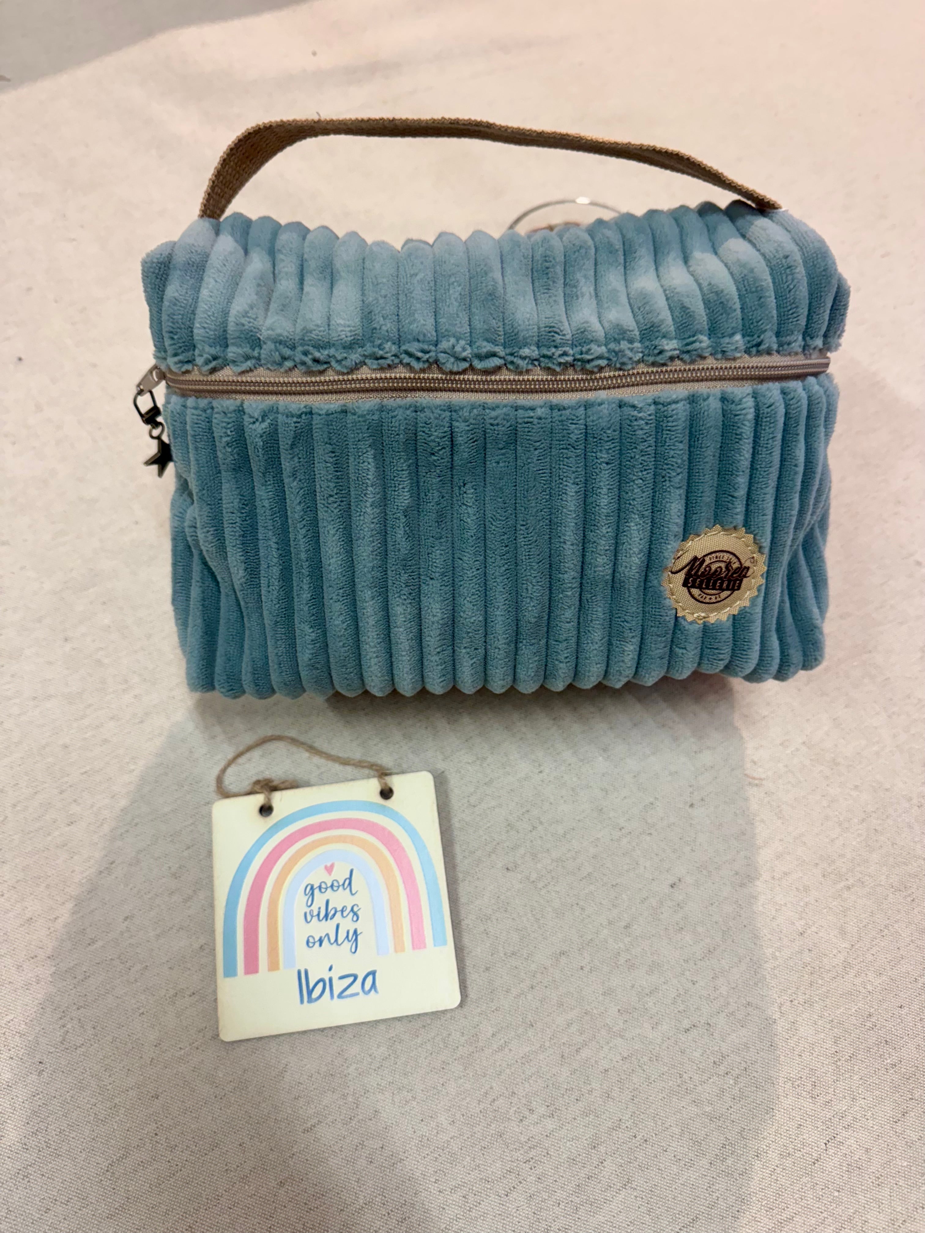 Vanity Velours Bleu Gris