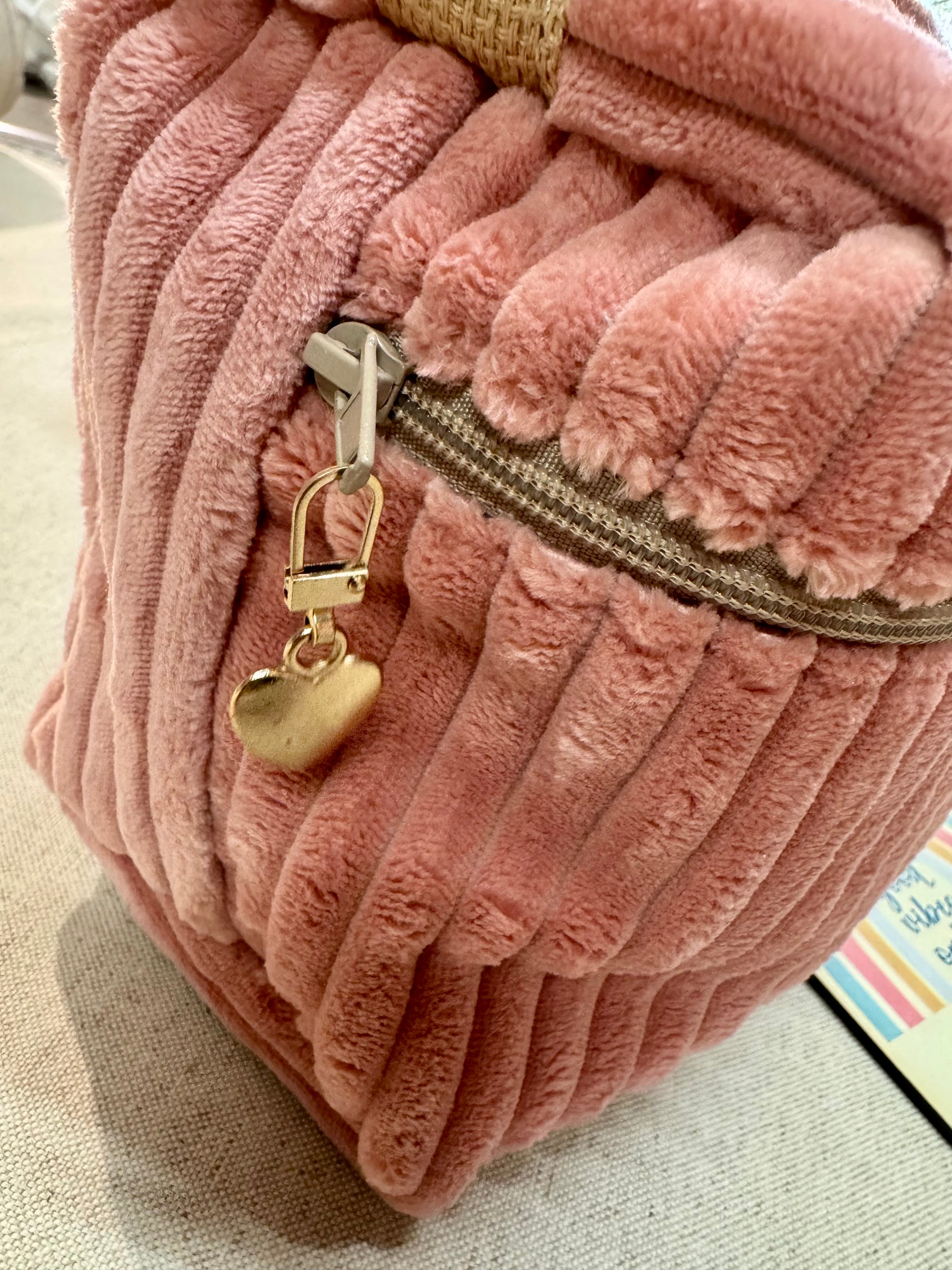 Vanity Velours Vieux Rose