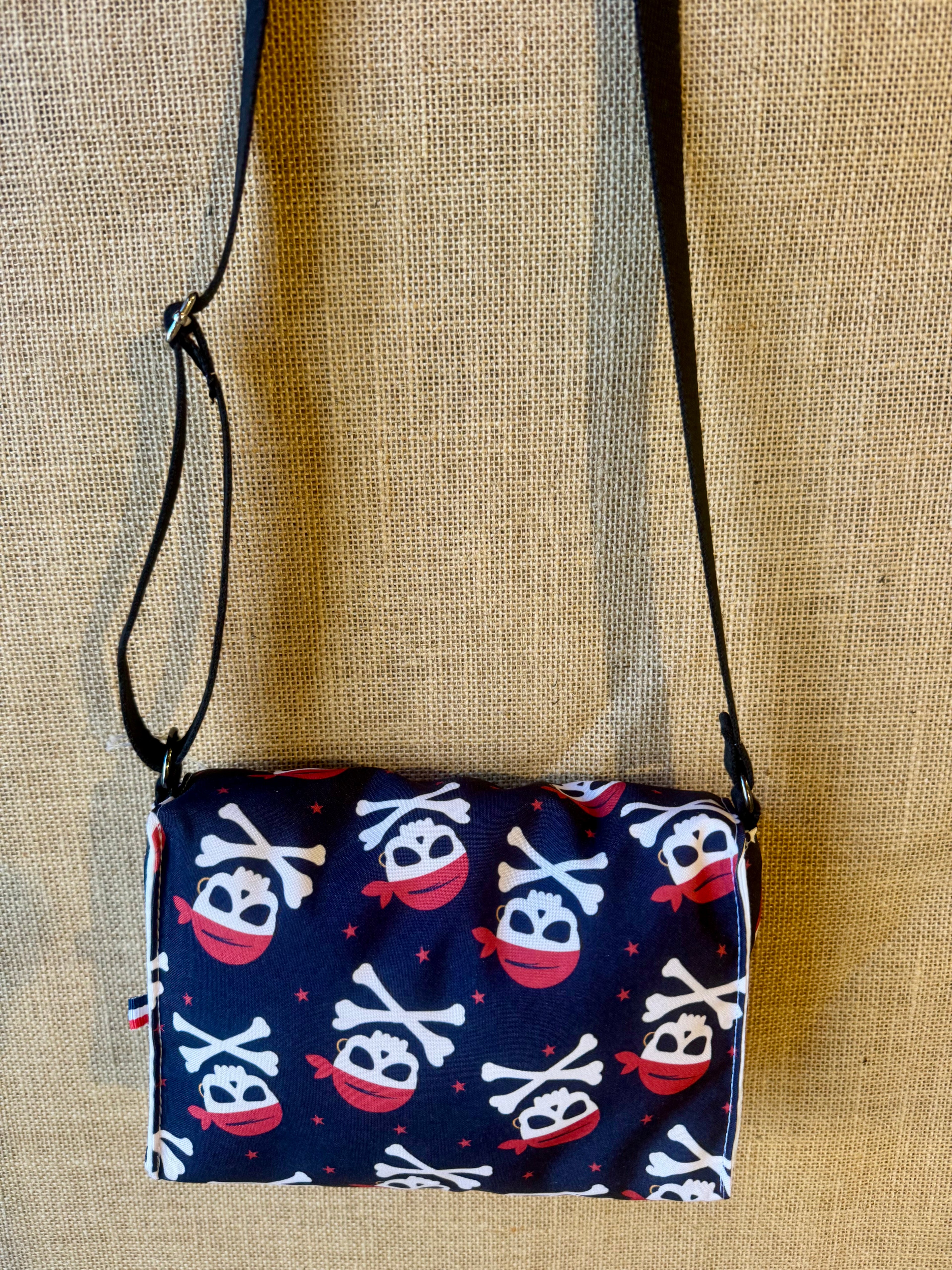Sac bandoulière en tissu Pirates