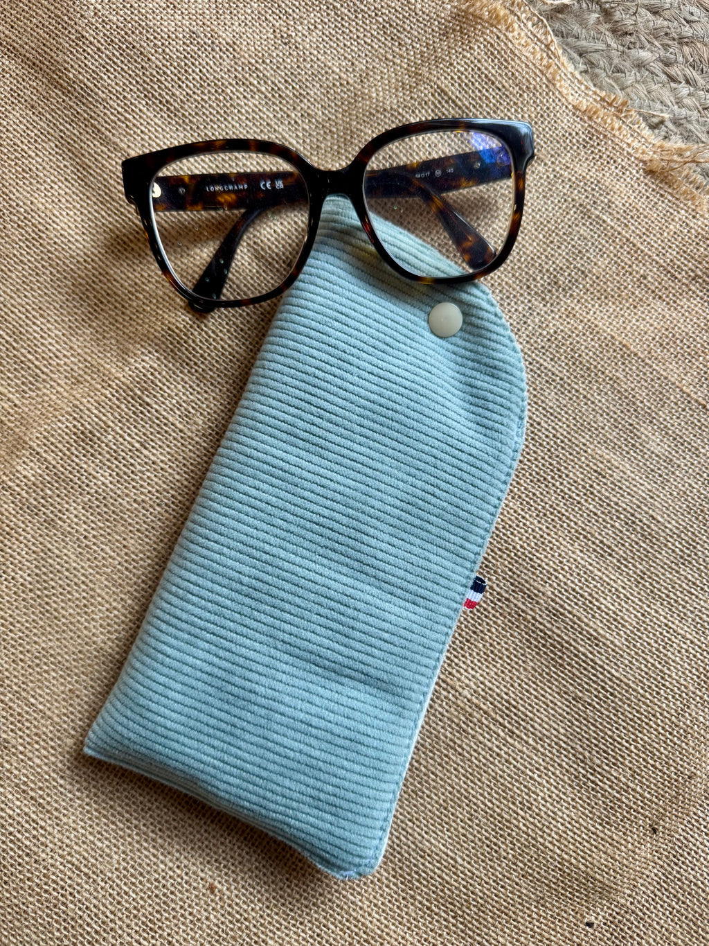 Etui Velours Bleu Ciel