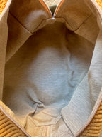 Trousse de toilette - Velours Ocre / Velours Kaki