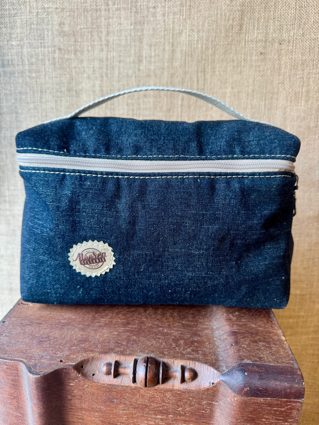 Vanity Tissu Jean Brut