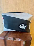 Trousse de toilette - simili gris / grip de moto