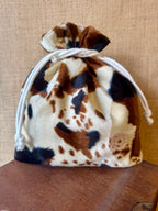 Trousse Bourse Tissu Vache