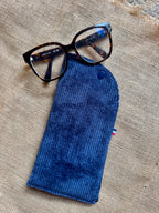 Etui Velours Bleu Marine