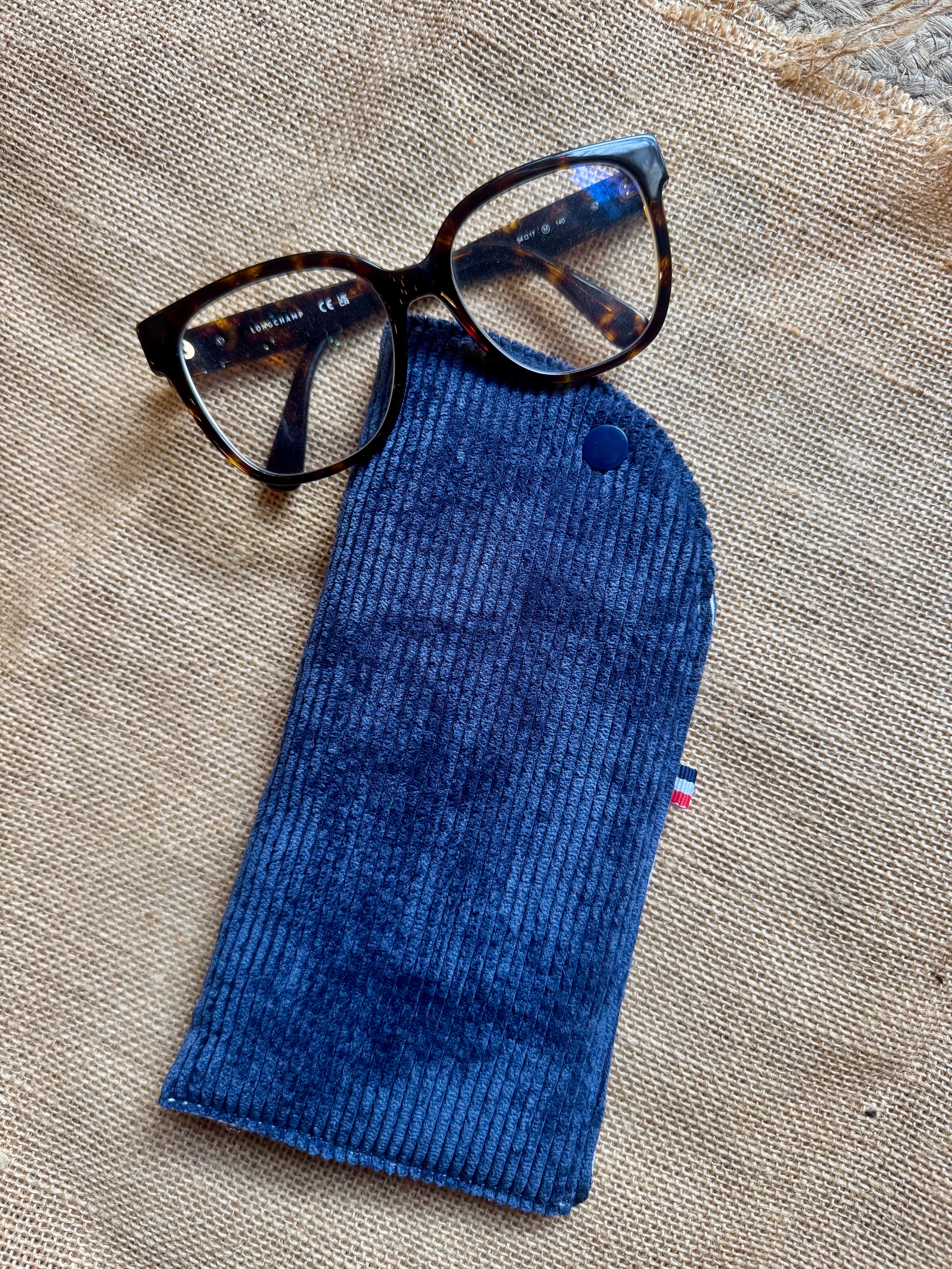 Etui Velours Bleu Marine