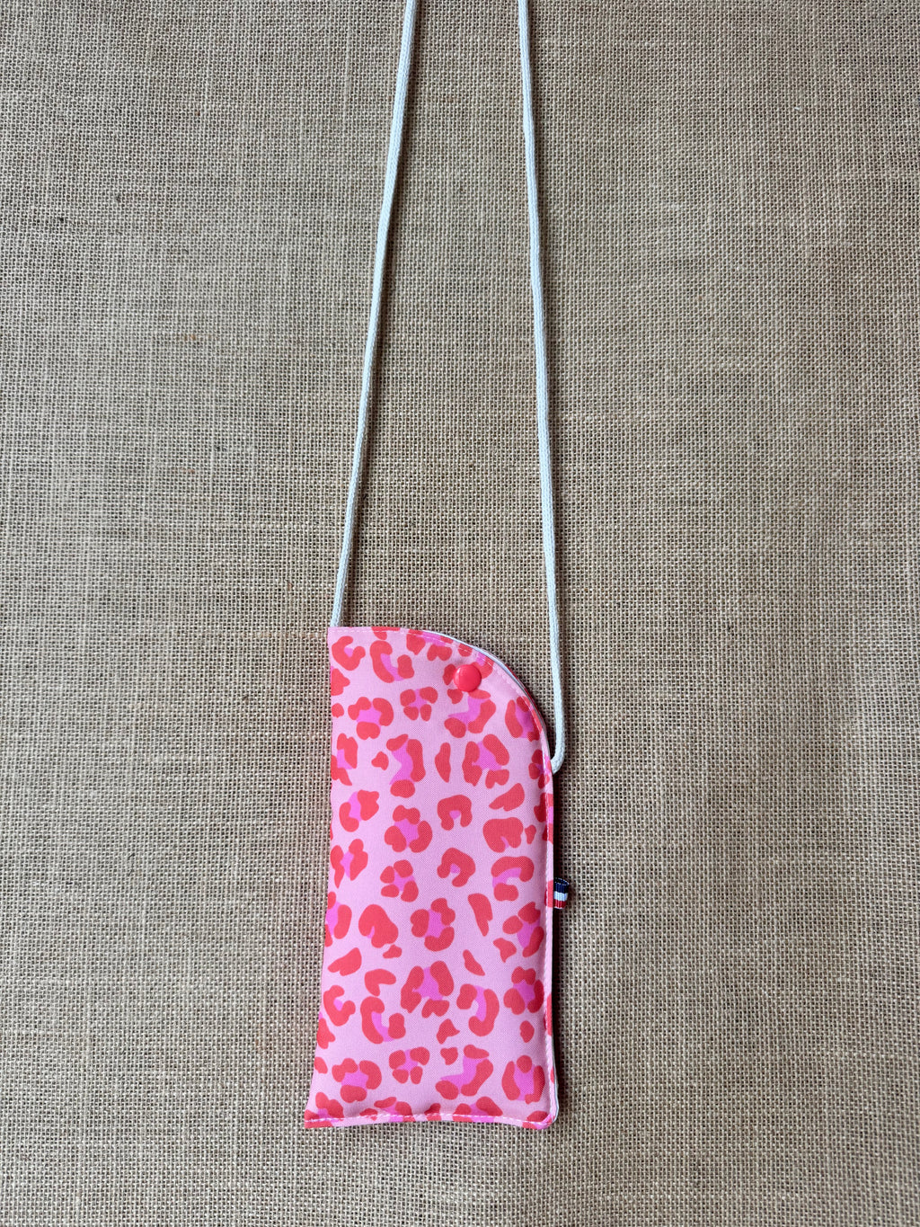 Étui téléphone Léopard Fuschia