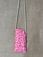 Étui téléphone Léopard Fuschia