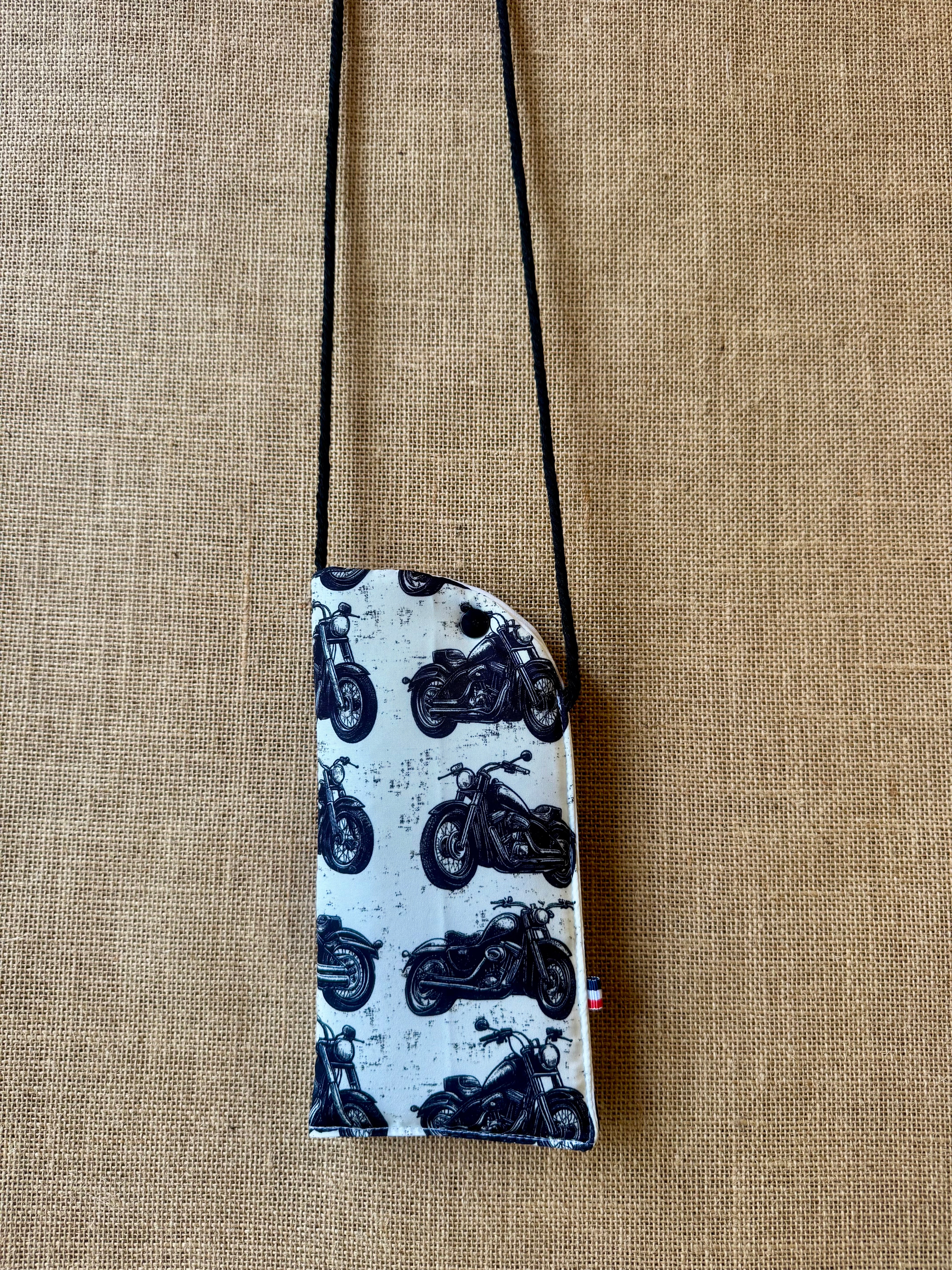 Étui téléphone Moto Noire