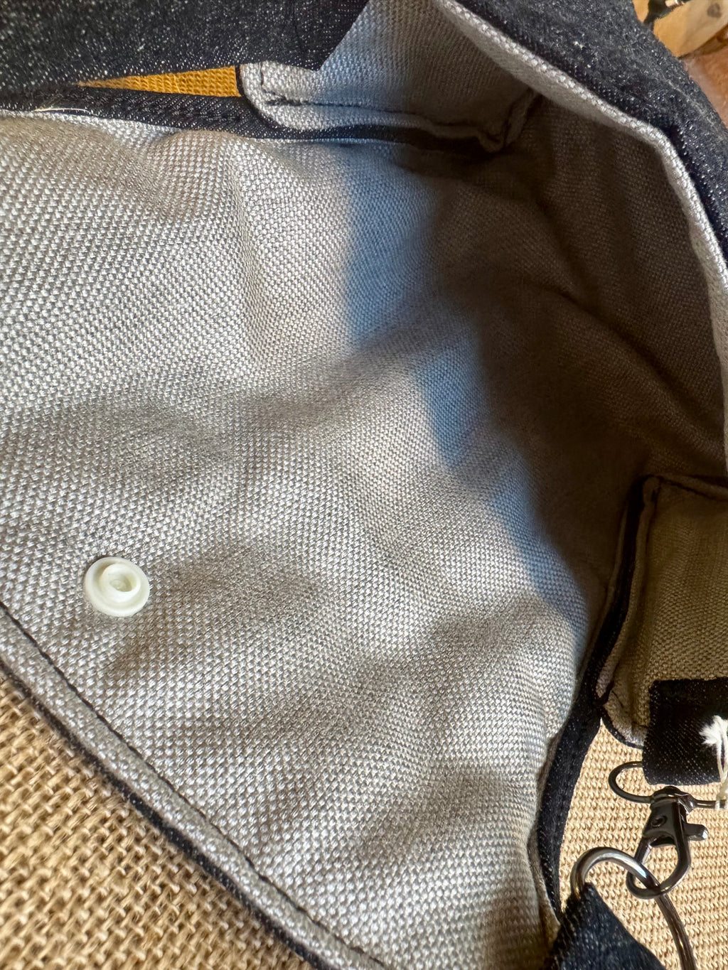 Sac bandoulière en Tissu Jean