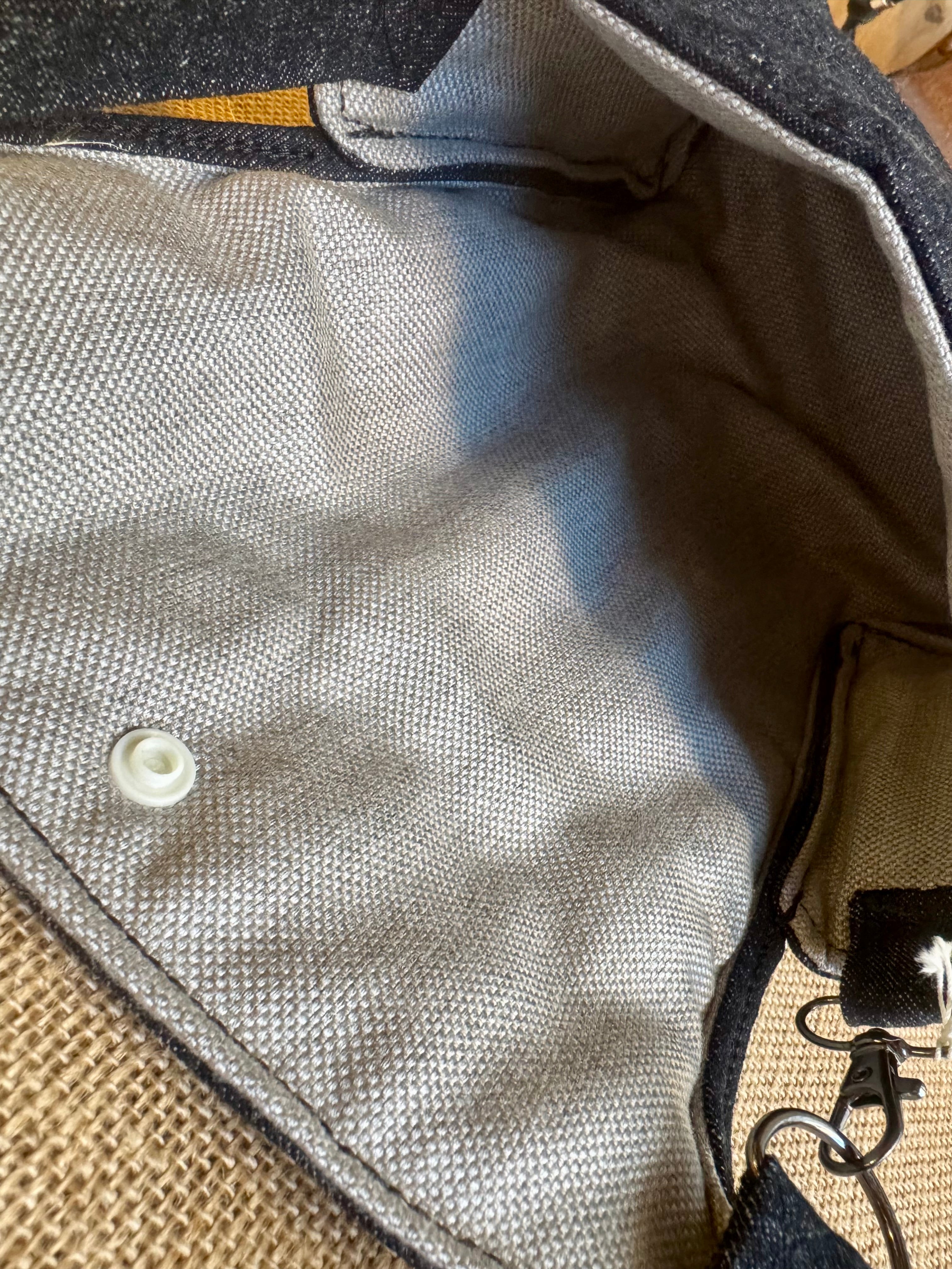 Sac bandoulière en Tissu Jean