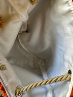 Grand Sac bandoulière en Velours Terracotta