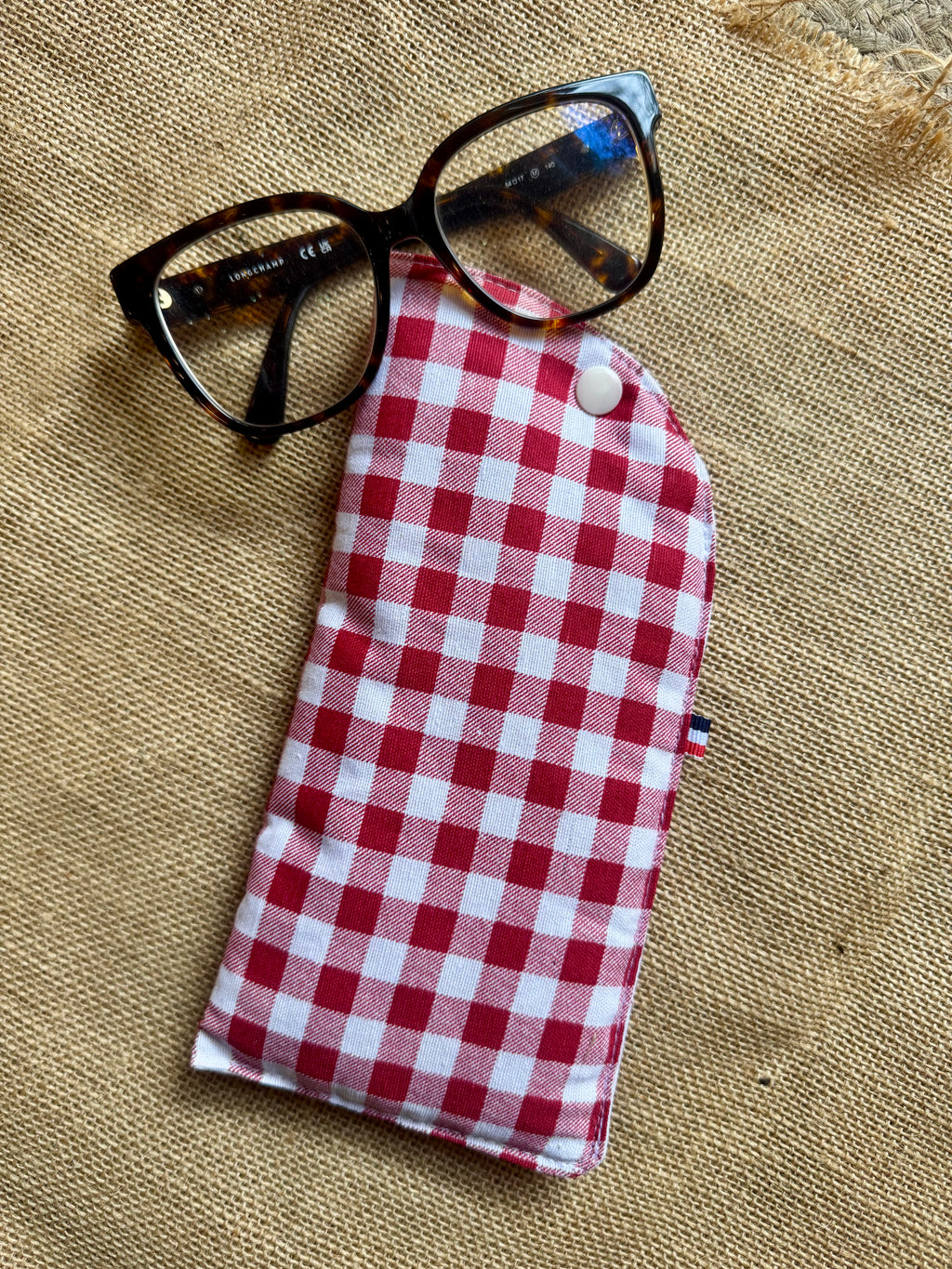 Etui Vichy Rouge / Blanc