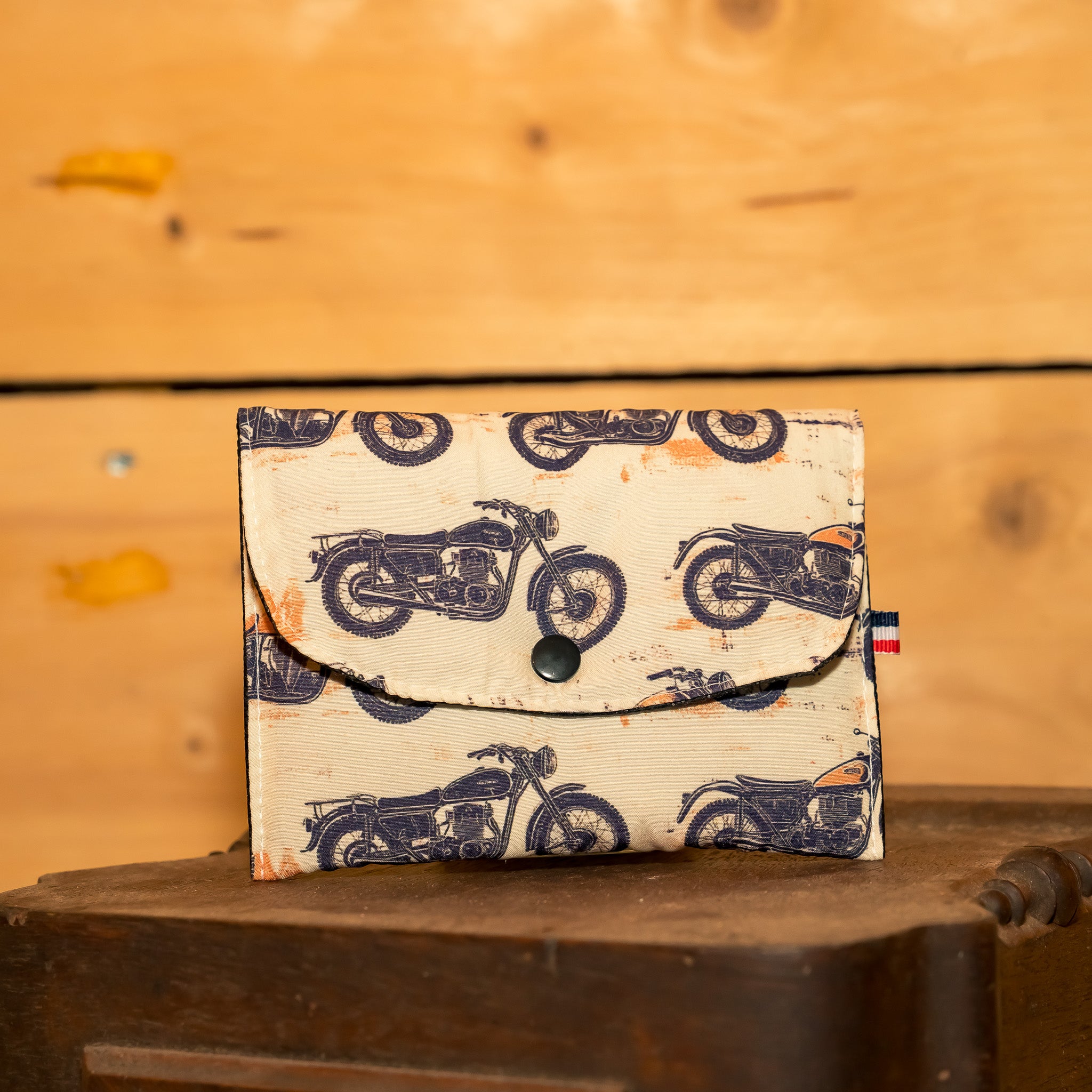 Mini Pochette Tissu Moto