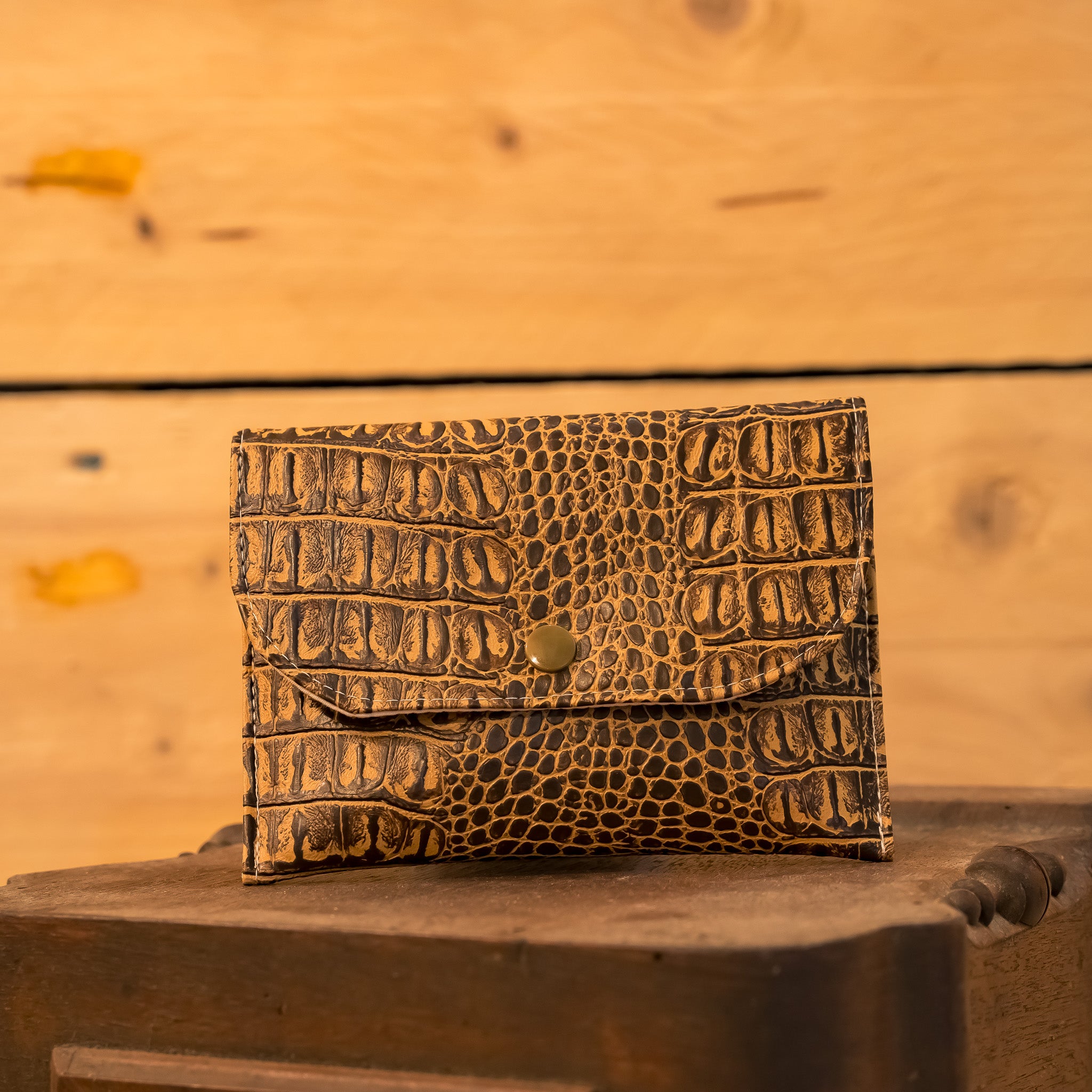 Mini Pochette Simili Croco