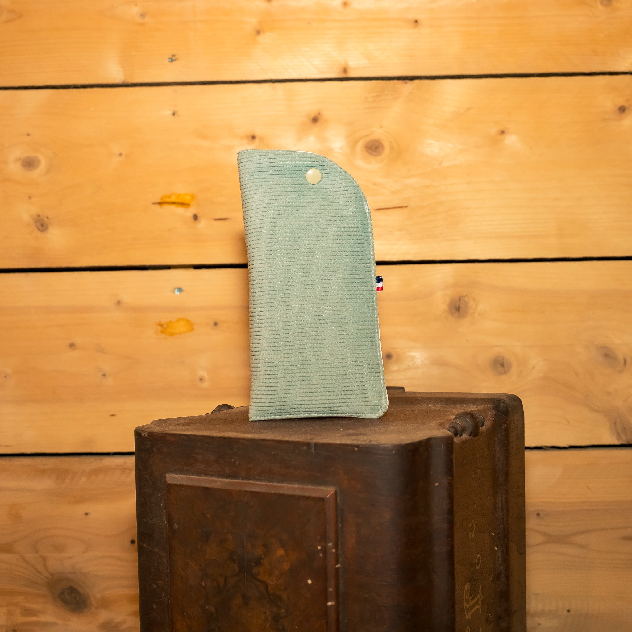 Etui Velours Bleu Ciel