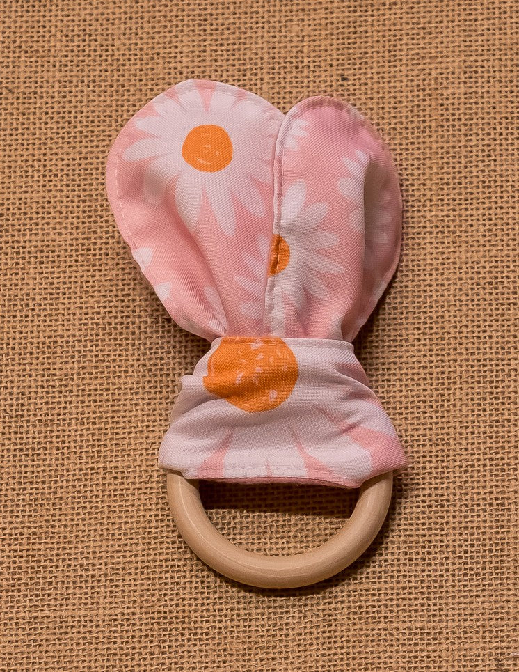 Anneau de dentition Rose Marguerites