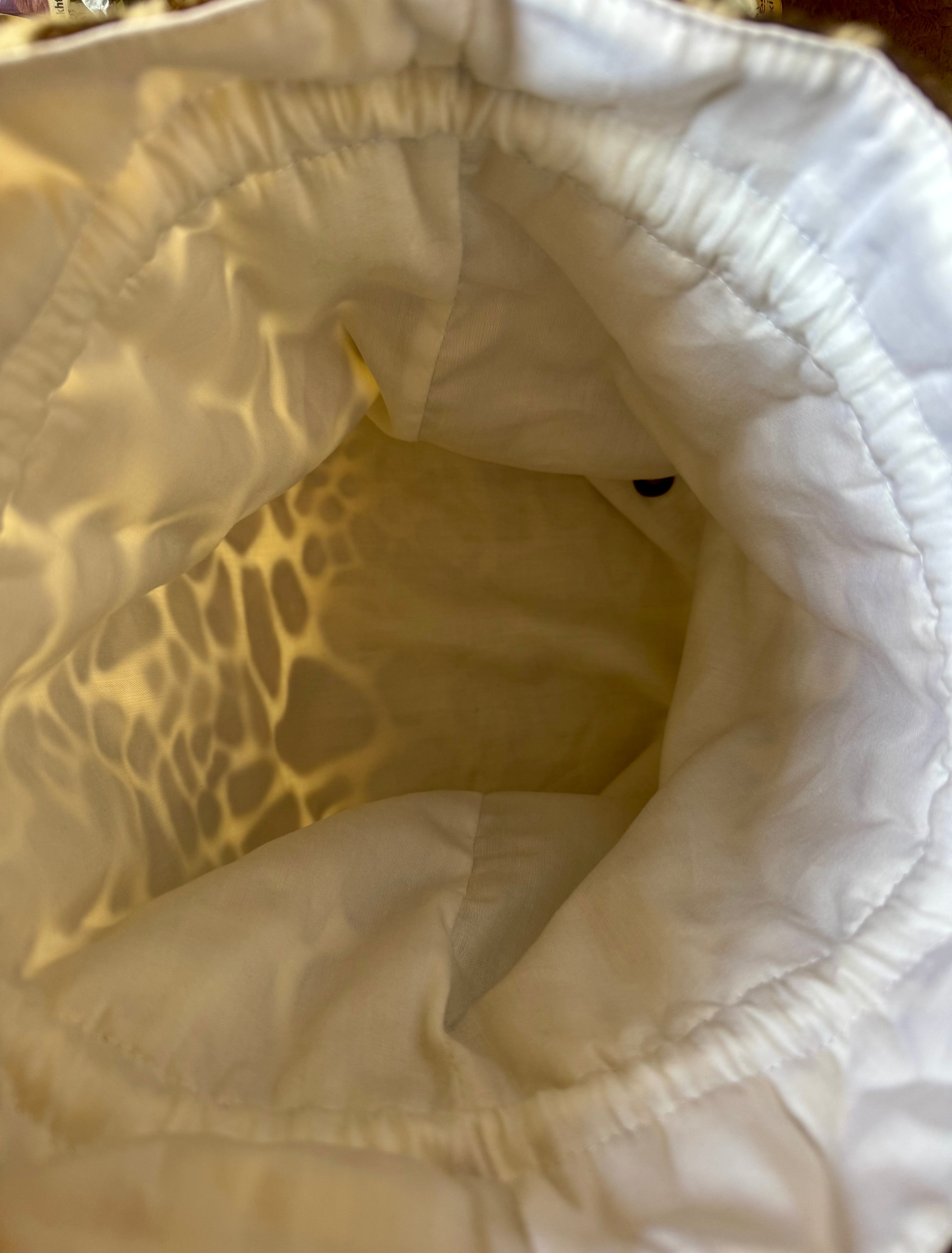 Trousse Bourse Tissu Girafe