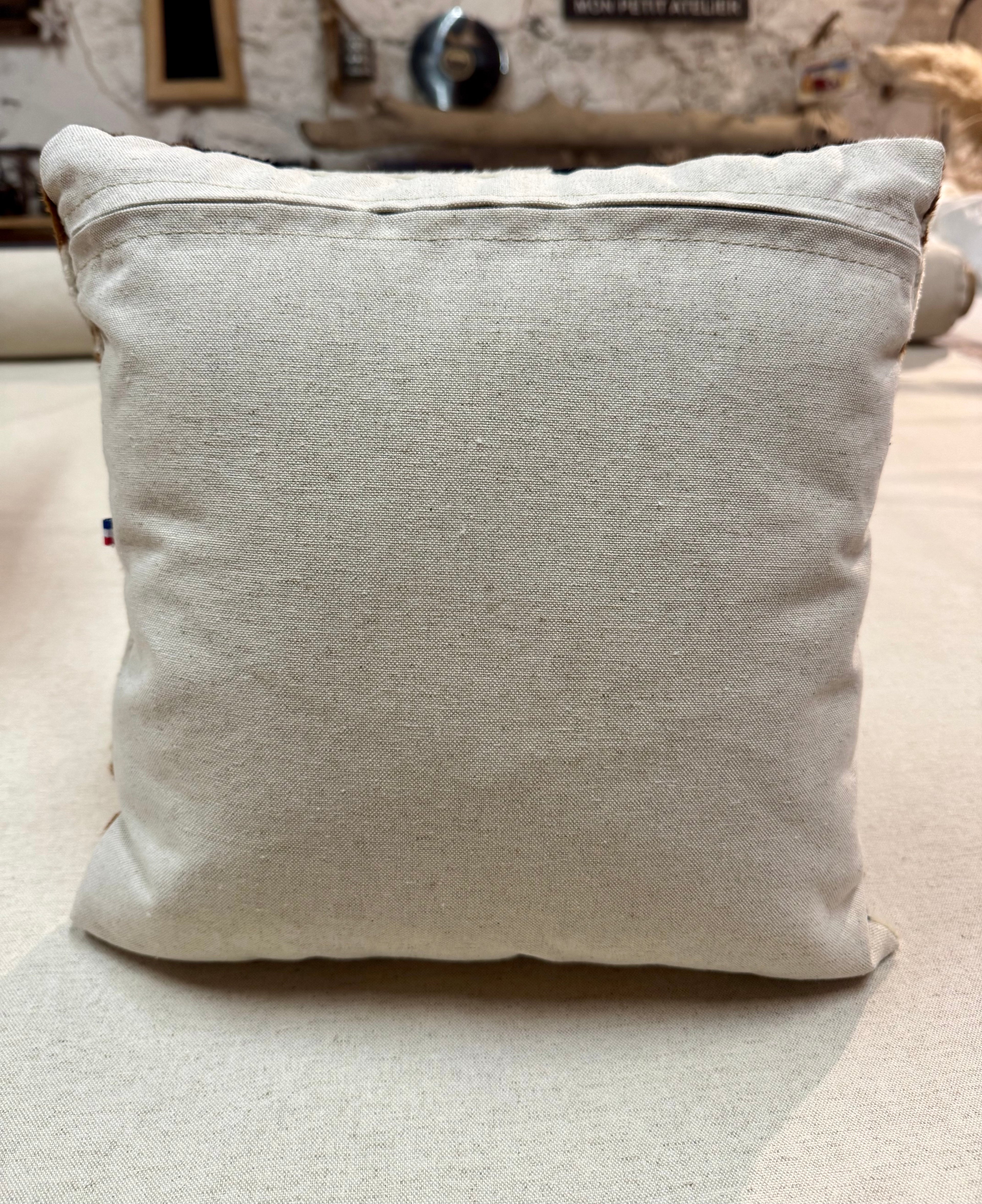Coussin de décoration intérieure Tissu Vache