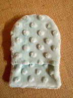 Gant de toilette en éponge bambou Minky Bleu Ciel