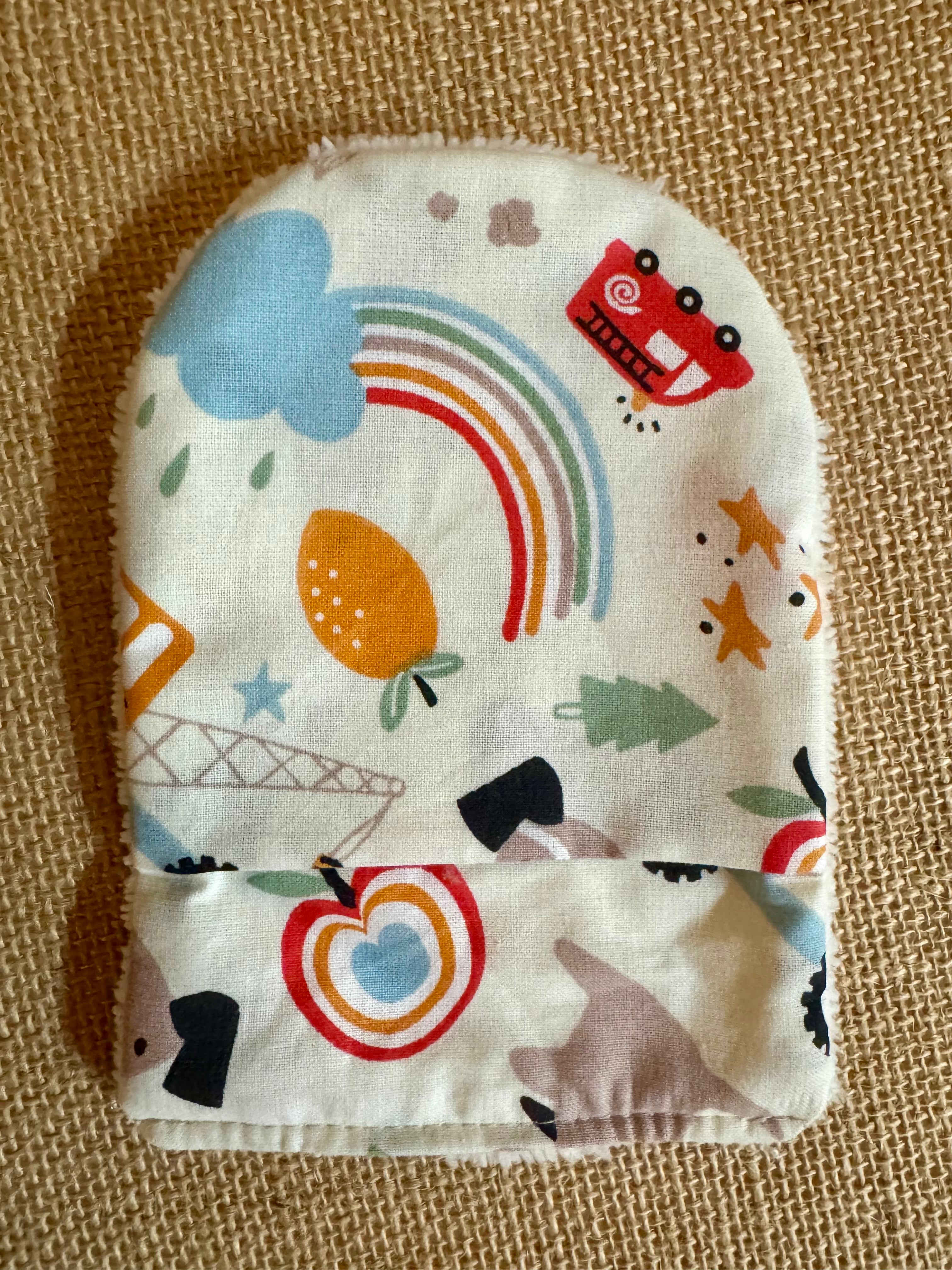 Gant de toilette en éponge bambou Chien