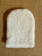 Gant de toilette en éponge bambou Léopard Fuschia et Orange